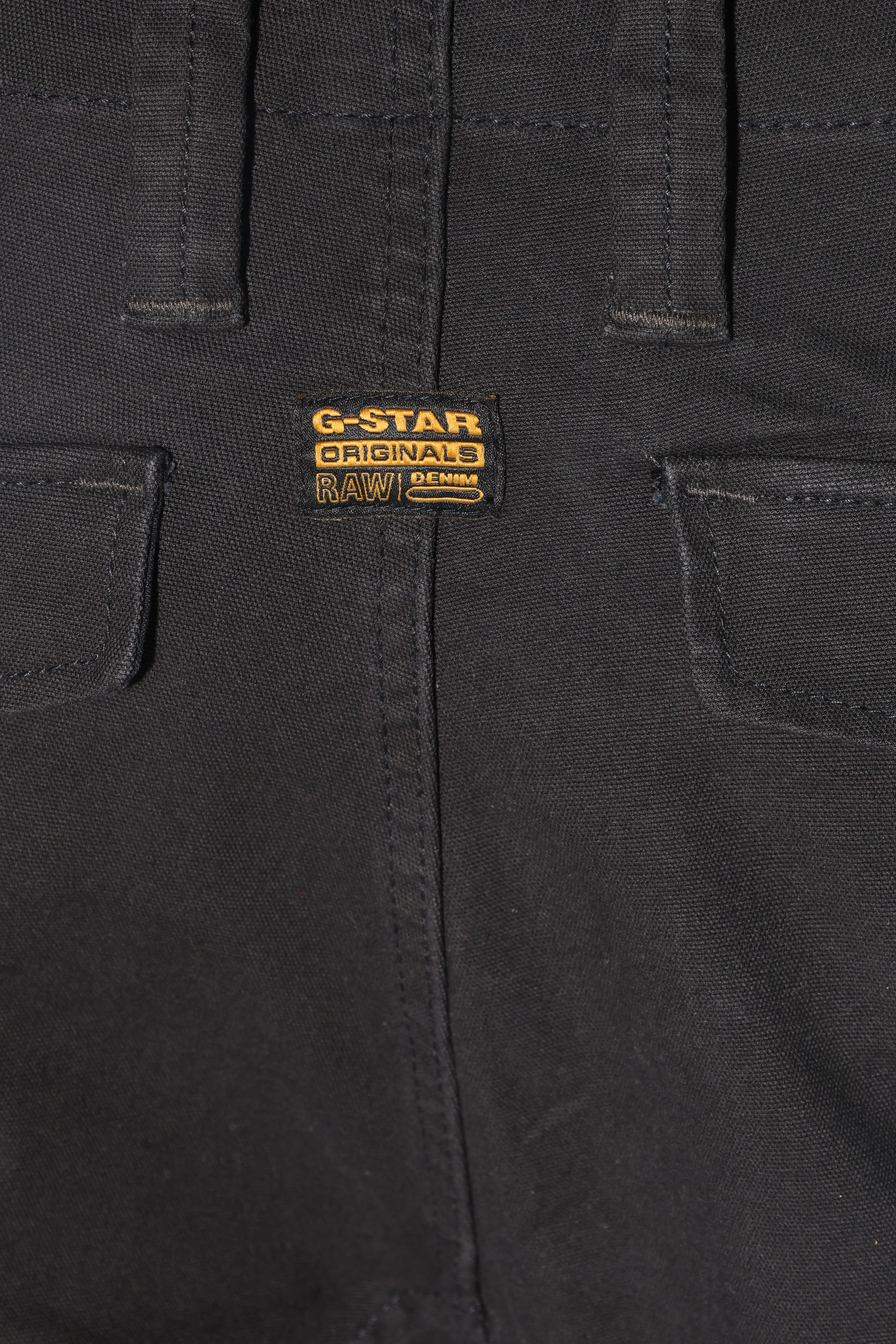 G-Star Cargo Pants Zip Pocket 3D Skinny Black